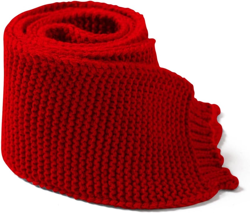 Piewag Kids Knit Scarf Toddler Winter Warm Scarves Neck Warmer Fashion Solid Color Scarf for Boys Girls - Image 3
